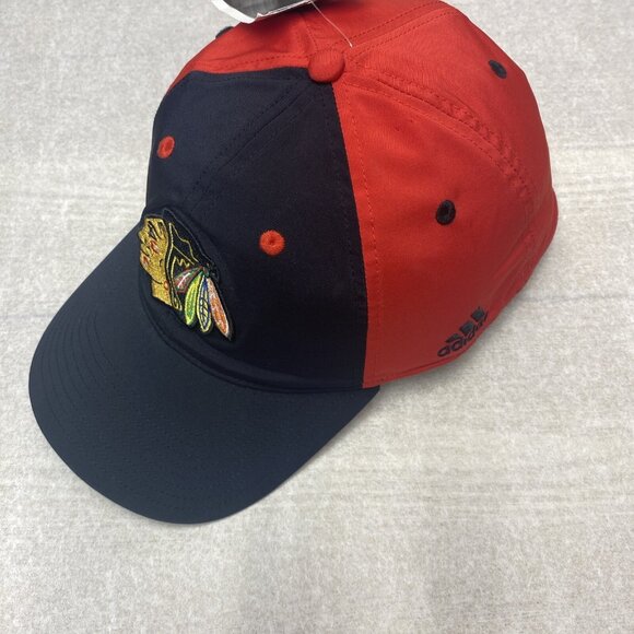 Chicago Blackhawks NHL Cap Adjustable Hat Embroidered Logo Fitted L/XL Adidas - Picture 5 of 15